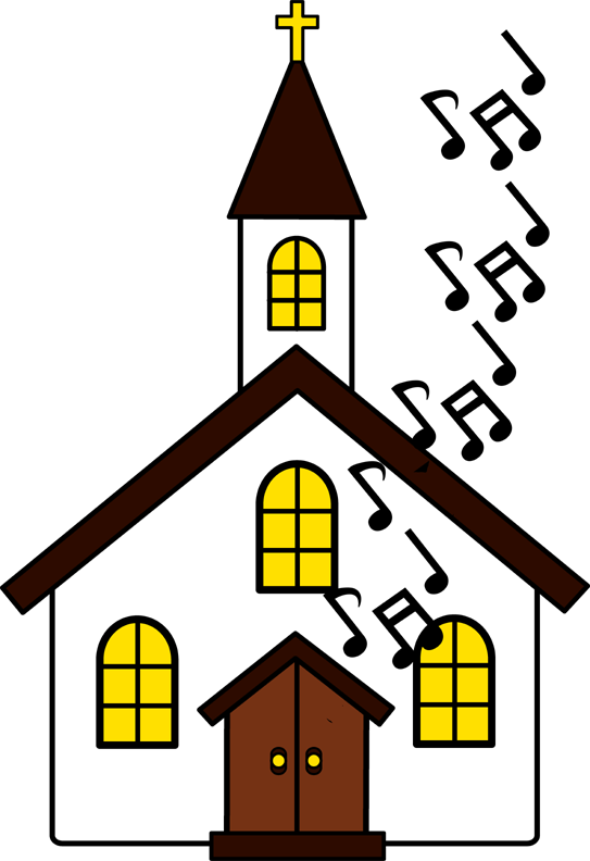 Musical Church Clipart PNG Image