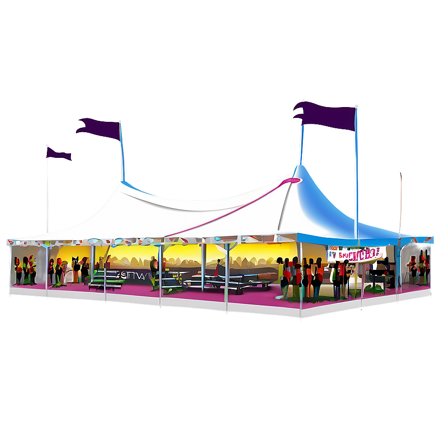 Musical Festival Marquee Png Veo PNG Image