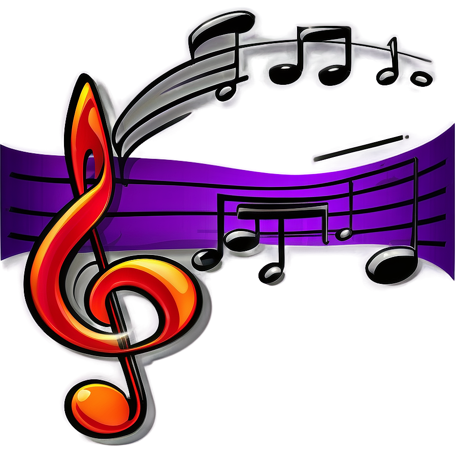 Musical Notes Clipart Png Lme95 PNG Image