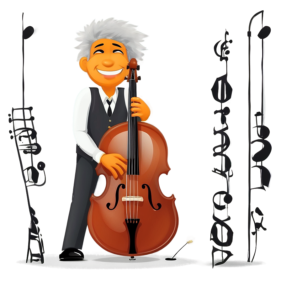 Musician And Band Cartoon Character Png Bxg PNG Image