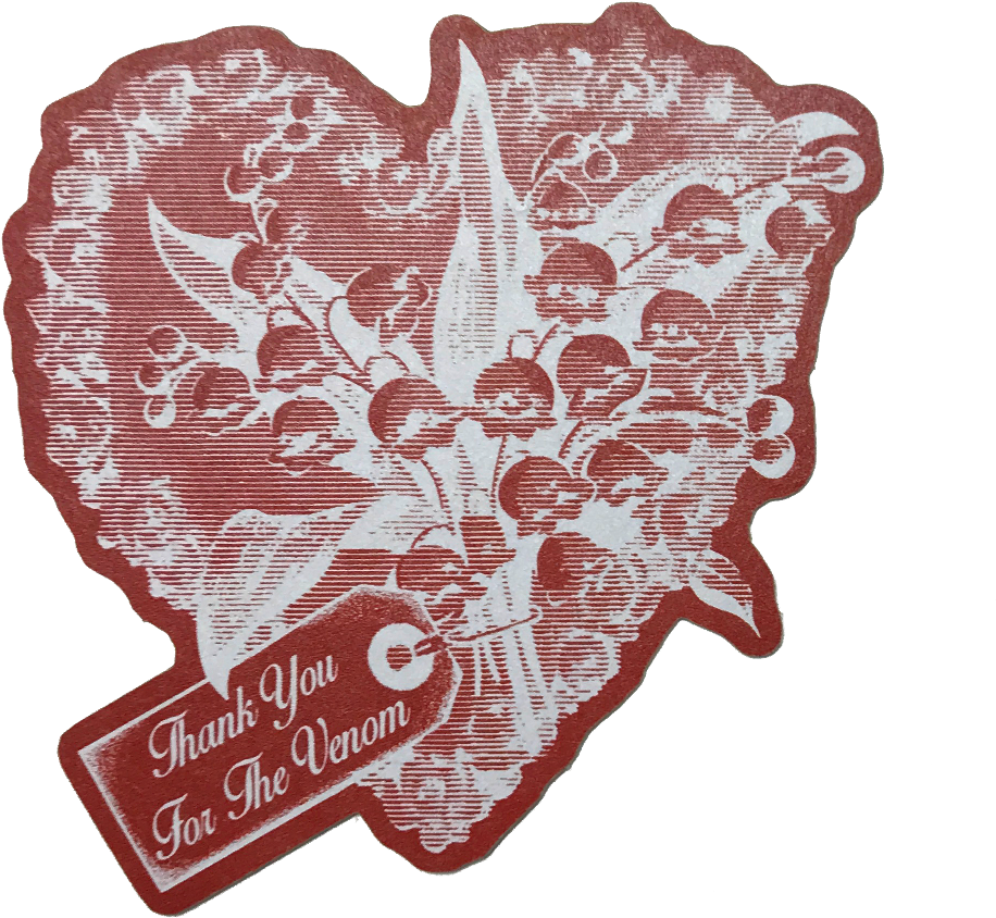 My Chemical Romance Venom Heart Sticker PNG Image