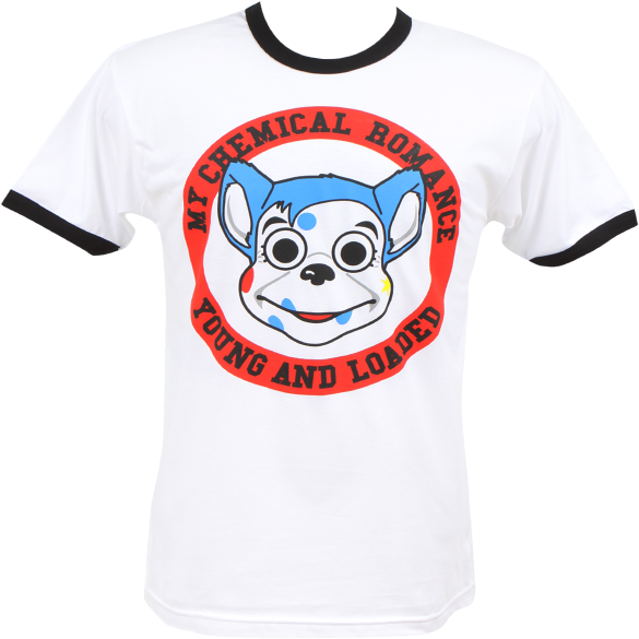 My Chemical Romance Youngand Loaded Tshirt PNG Image