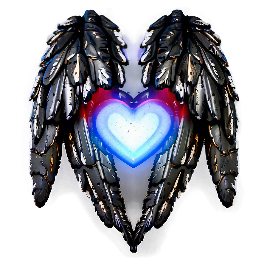 My Heart Was Not Ready Angel Wings Png 86 PNG Image