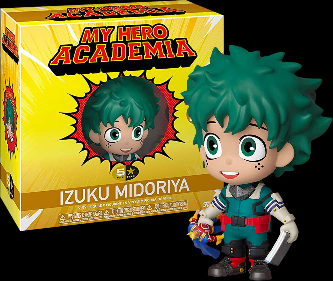 My Hero Academia Izuku Midoriya Figure PNG Image