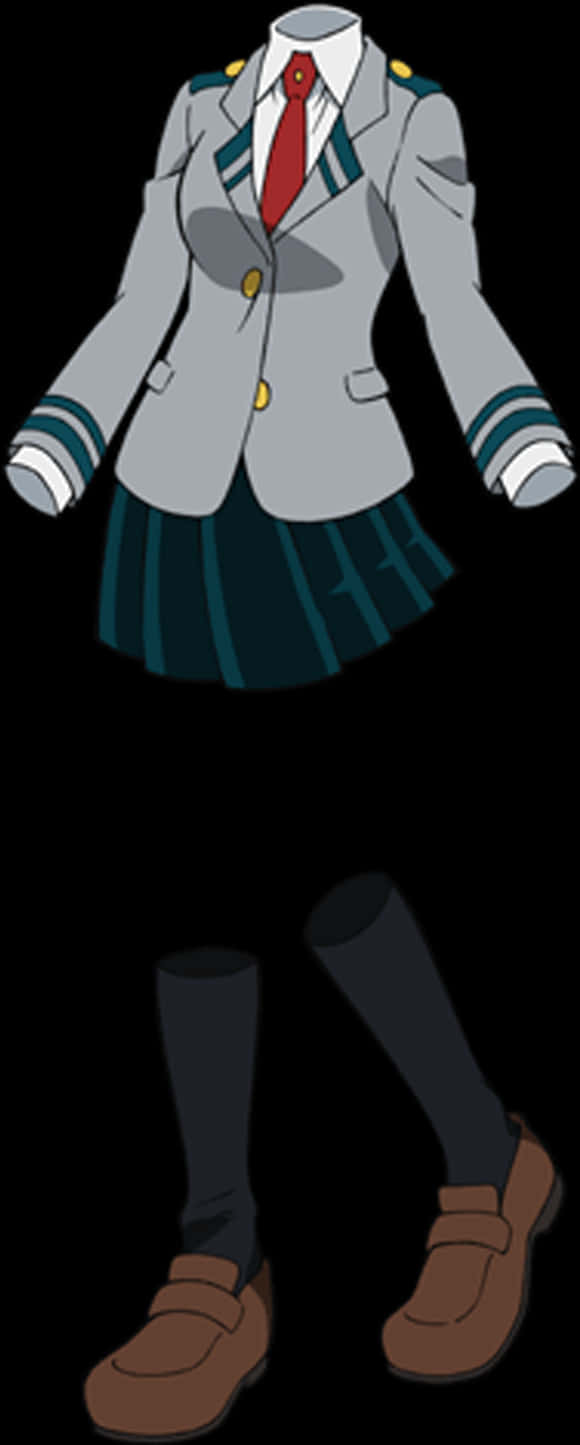 My Hero Academia U A High School Uniform PNG Image