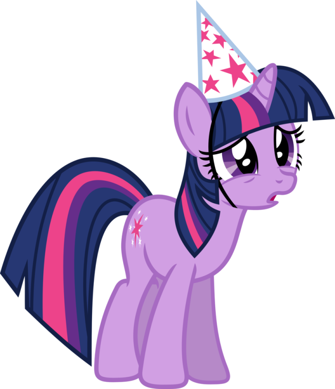 My Little Pony With Party Hat PNG Image