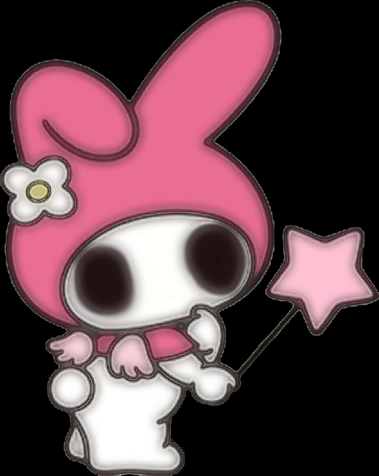 My Melody Costumed Character PNG Image