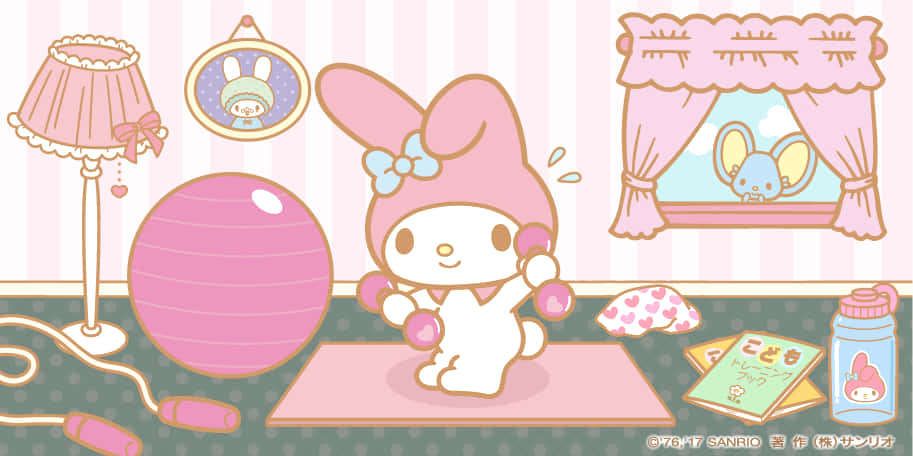 My Melody Playtime Cute Room Decor PNG Image