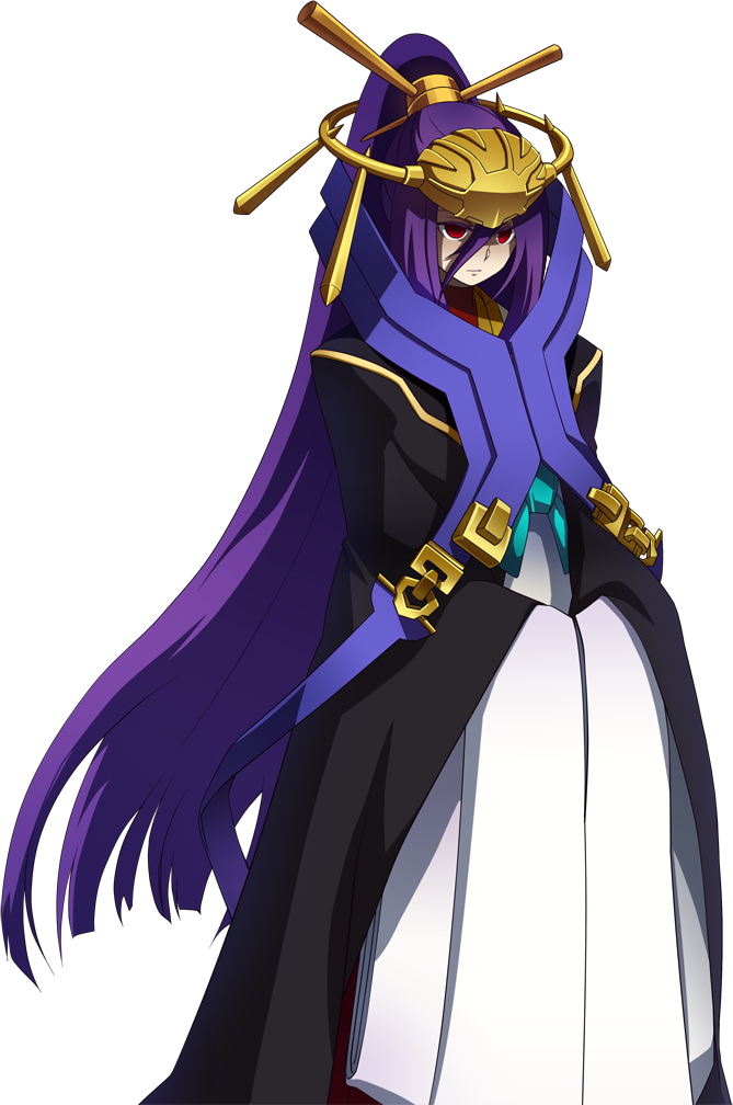 Mysterious_ Anime_ Character_with_ Golden_ Crown PNG Image