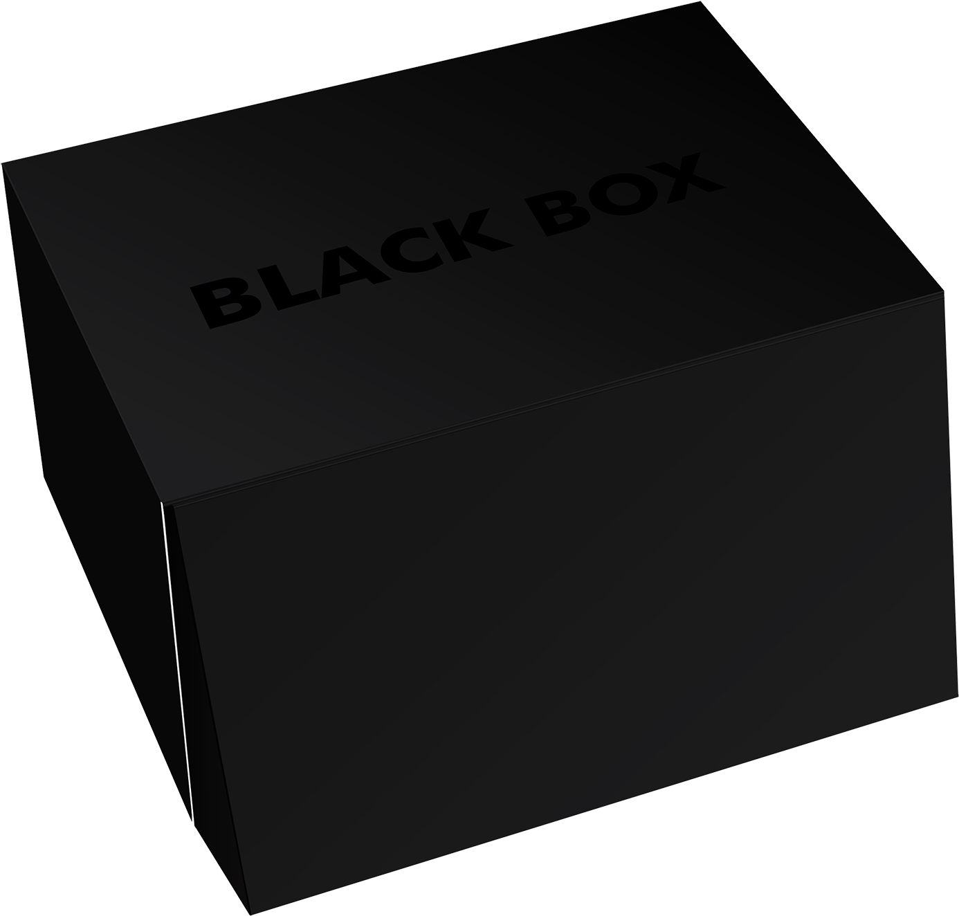 Mysterious Black Box PNG Image