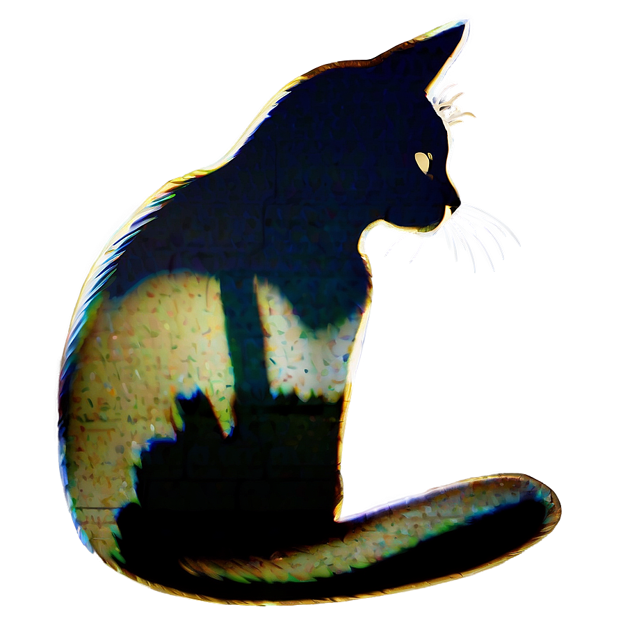 Mysterious Cat Shadow Png A PNG Image