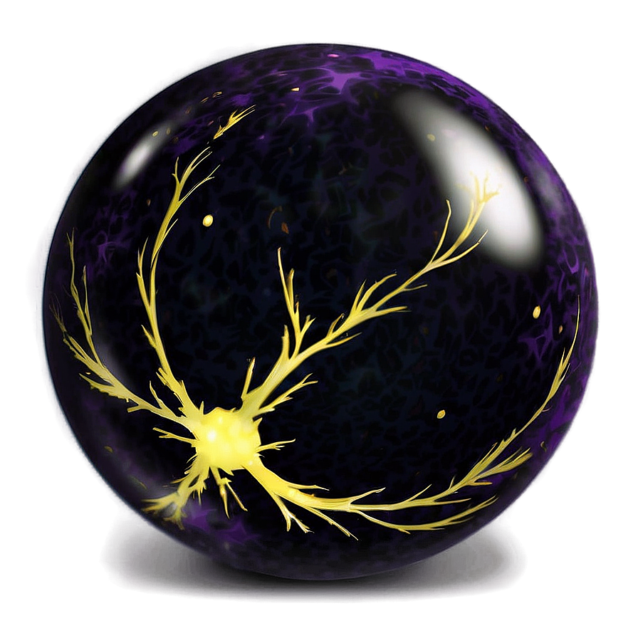 Mysterious Dark Magic Orb Png 6 PNG Image