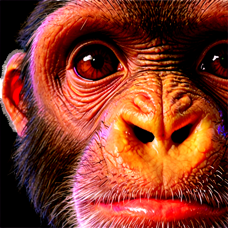 Mysterious Monkey Face Png Ejc PNG Image