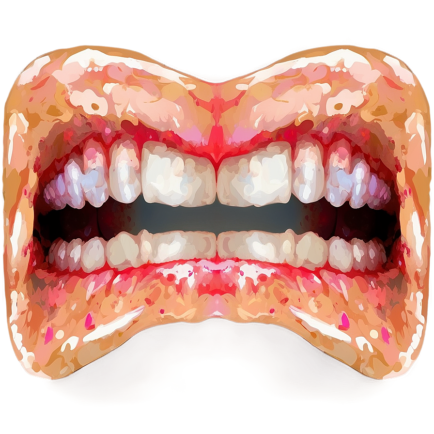 Mysterious Mouth Graphic Png Ljc28 PNG Image