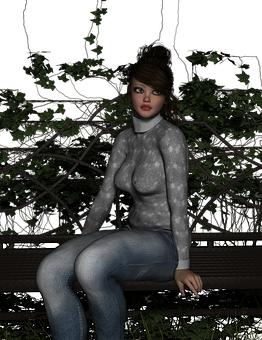 Mysterious Nighttime Park Visitor PNG Image