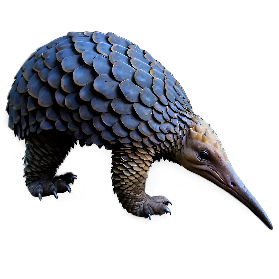 Mysterious Pangolin In The Shadows Png 06212024 PNG Image