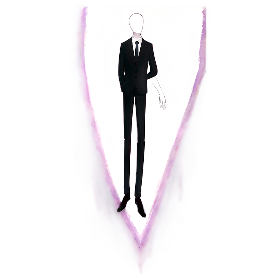 Mysterious Slender Man Png Ogy PNG Image