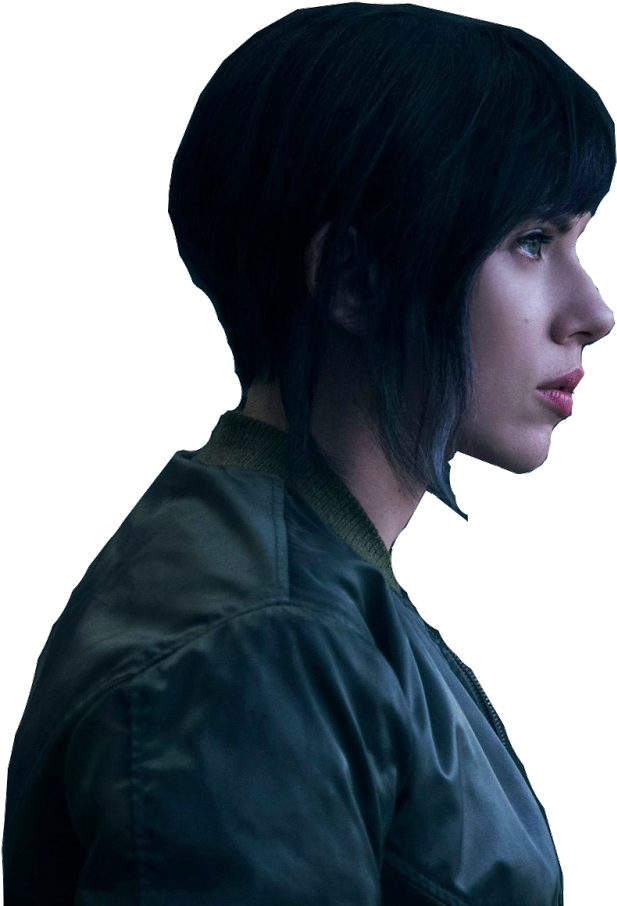 Mysterious Woman Side Profile PNG Image