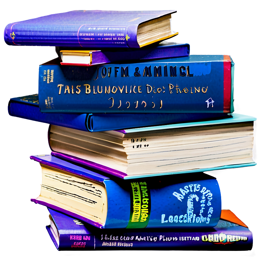 Mystery Books Stack Png Rbh PNG Image