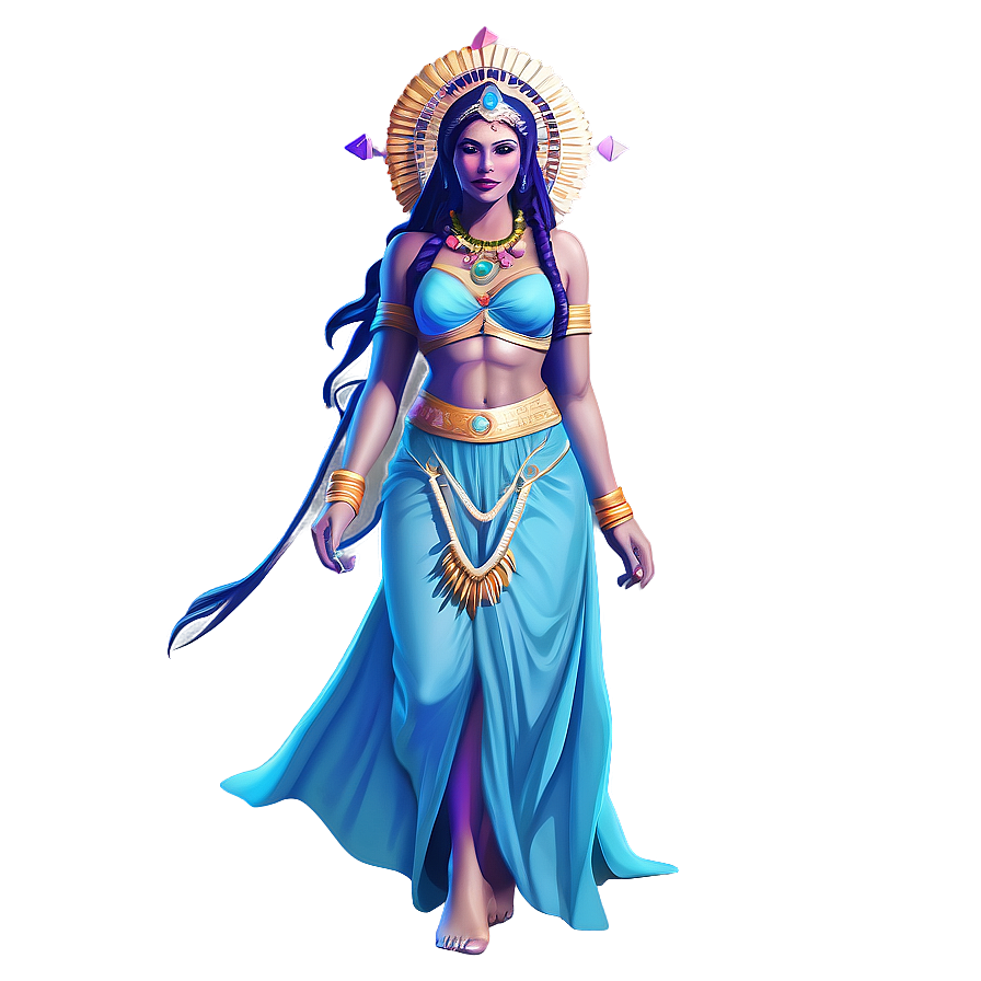 Mystic Goddess Illustration Png 3 PNG Image