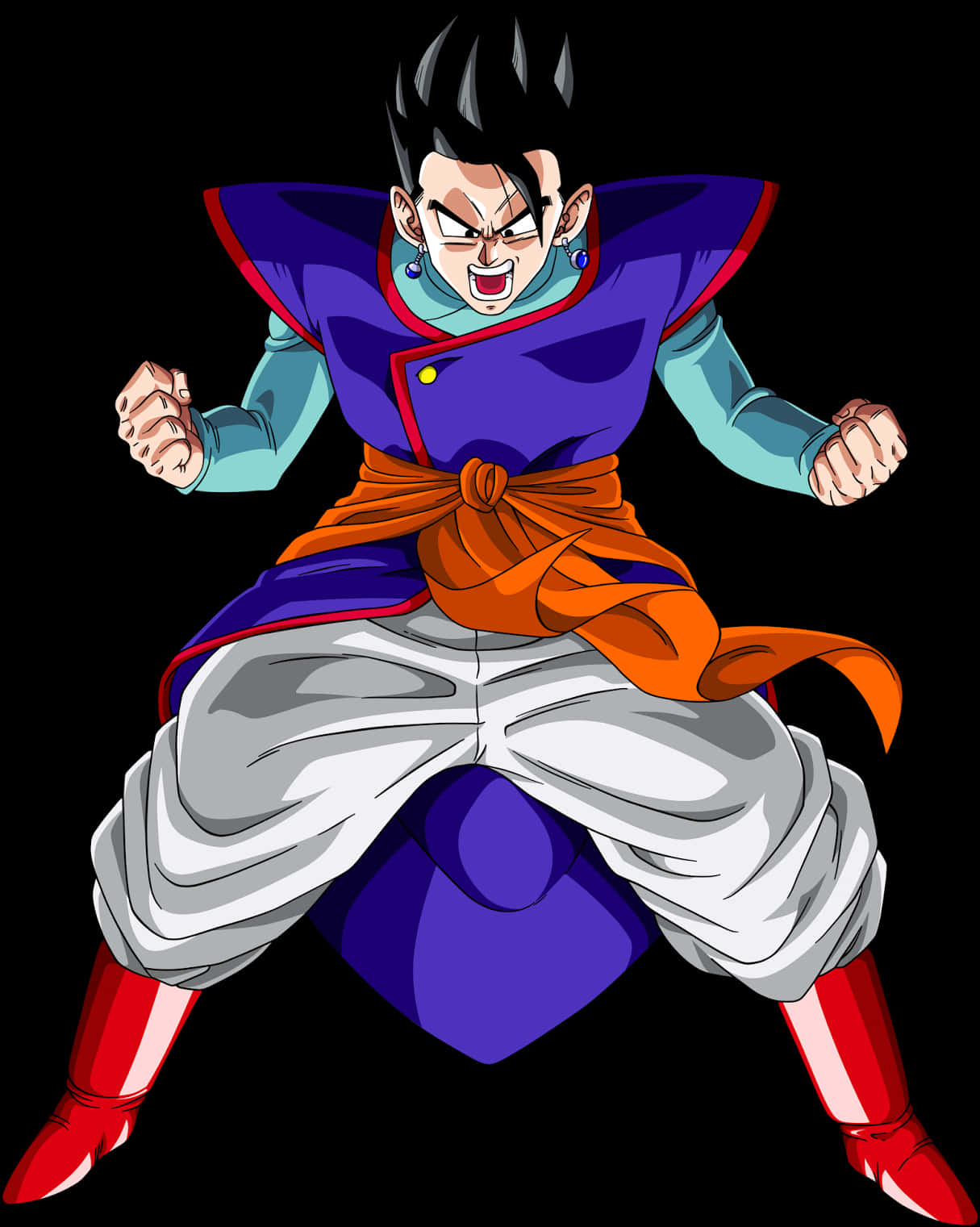 Mystic Gohan Power Up PNG Image