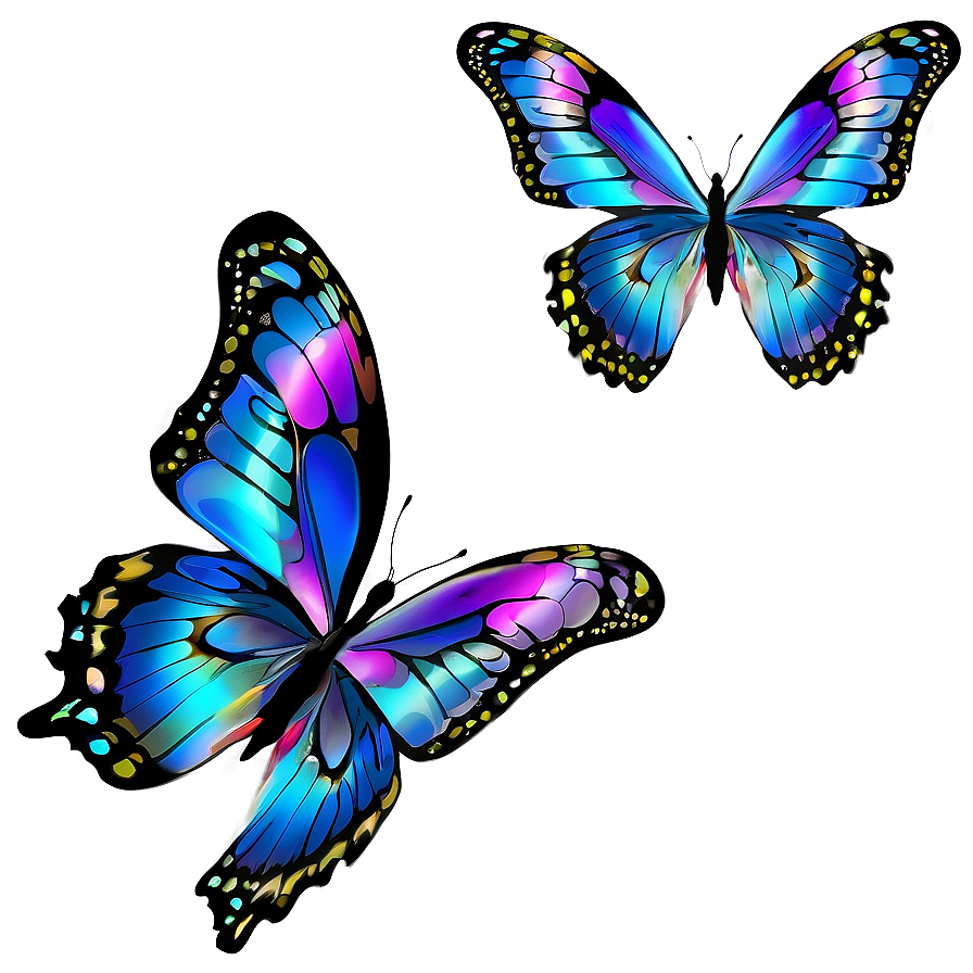 Mystical Butterfly Aura Png Ffa PNG Image