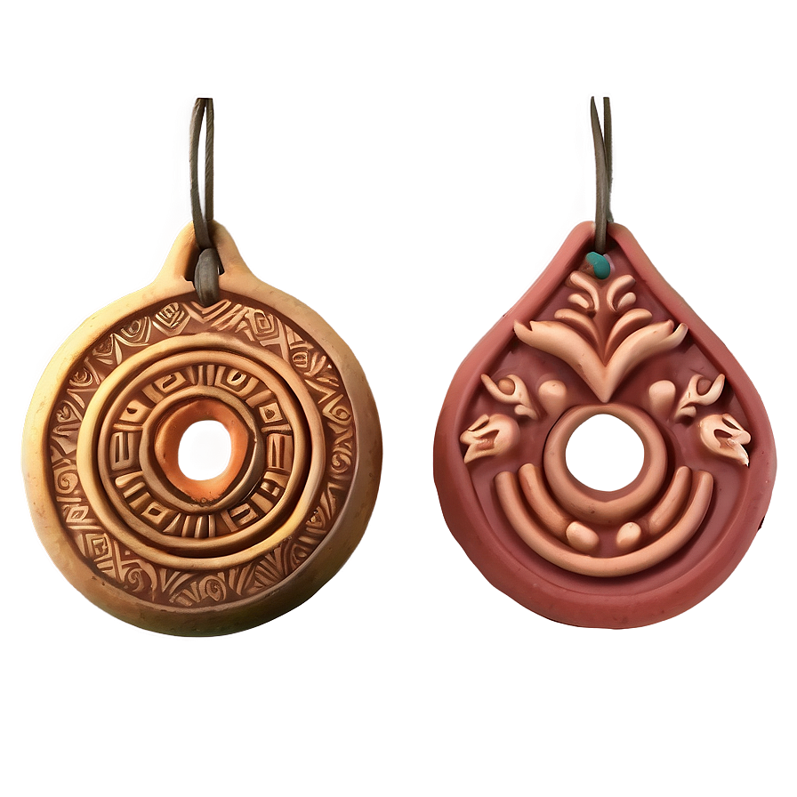 Mystical Clay Amulets Png 06212024 PNG Image