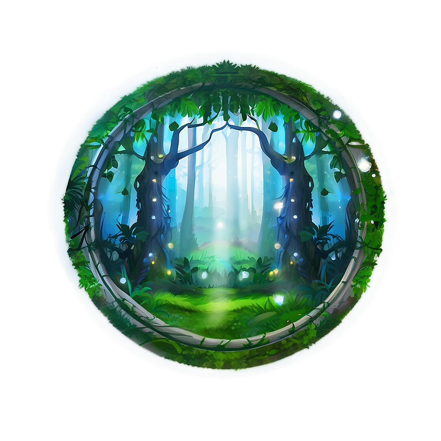 Mystical Fairy Forest Png Sbf PNG Image