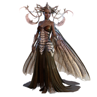 Mystical_ Fantasy_ Queen PNG Image