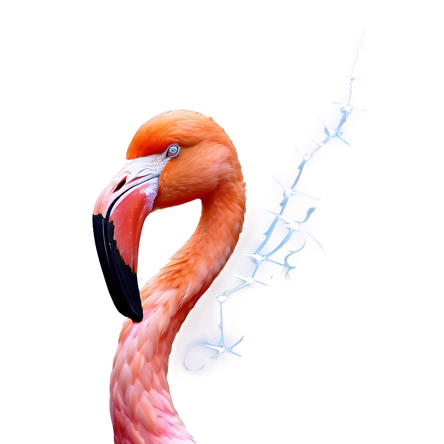 Mystical Flamingo Night Scene Png Ope46 PNG Image