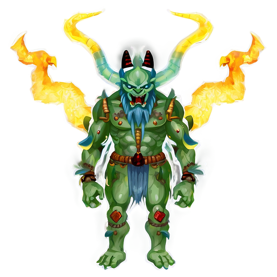 Mystical Oni Summoning Png 06122024 PNG Image