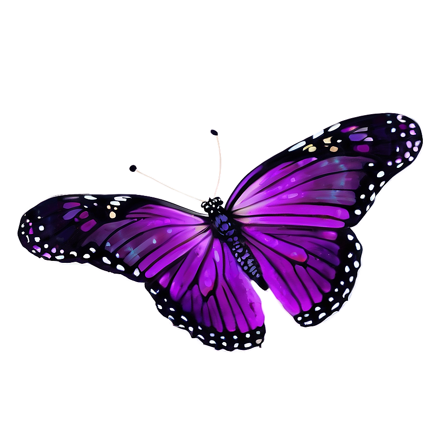 Mystical Purple Butterfly Png 05232024 PNG Image