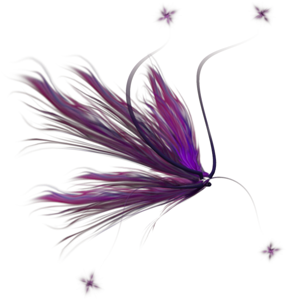 Mystical Purple Fairy Wings PNG Image