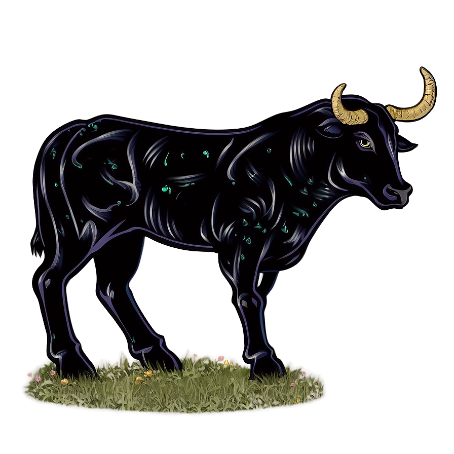 Mystical Taurus Drawing Png 31 PNG Image