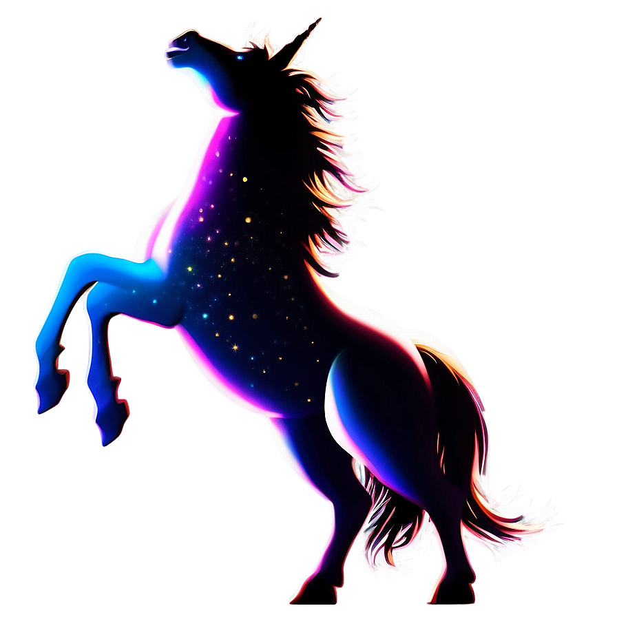 Mystical Unicorn Silhouette Png 05212024 PNG Image