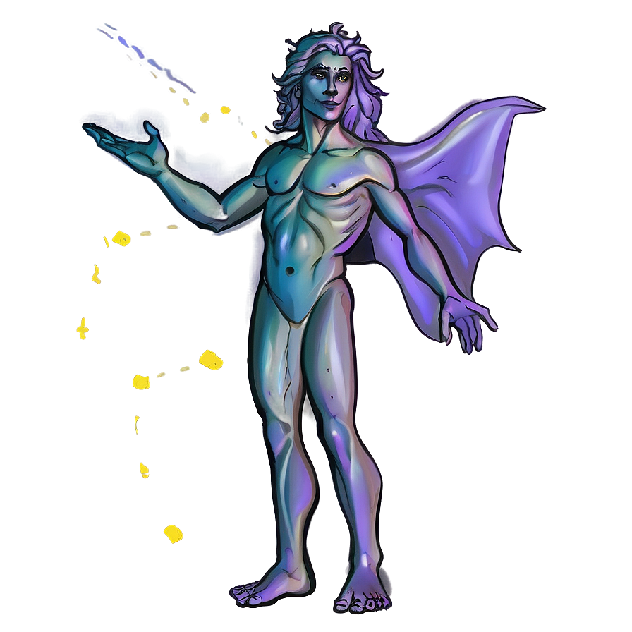 Mythical Figure Sketch Png Wor83 PNG Image