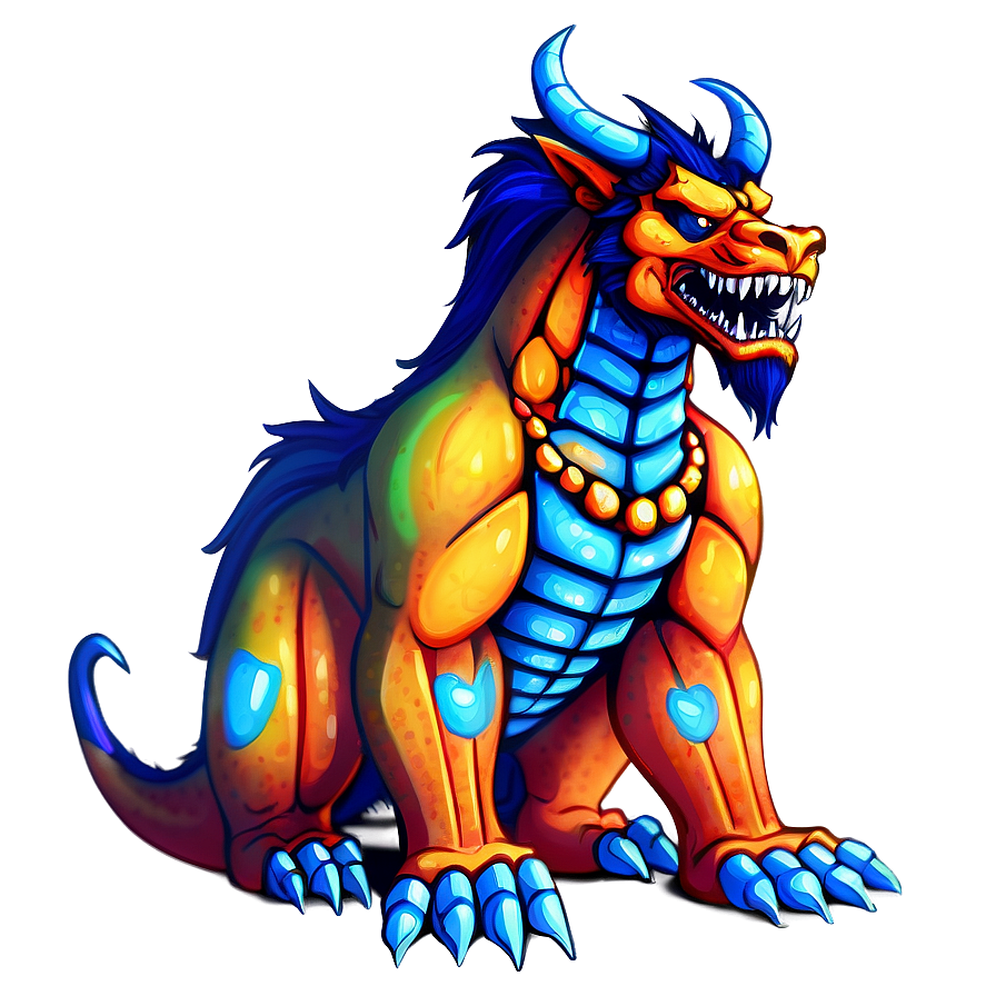 Mythical Oni Beast Png Vhs11 PNG Image