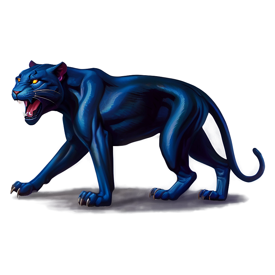 Mythical Panthers Creature Png Yqu50 PNG Image