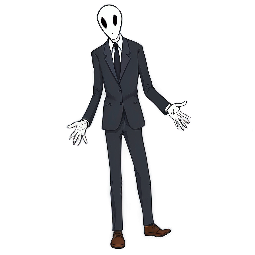 Mythical Slender Man Drawing Png 88 PNG Image