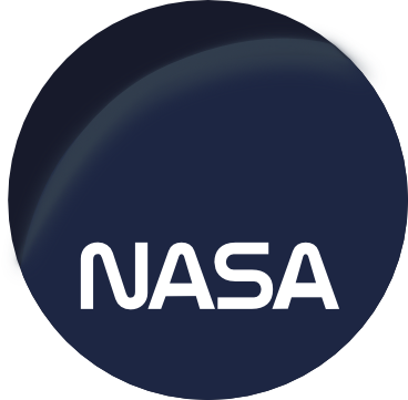 N A S A Logo Blue Background PNG Image