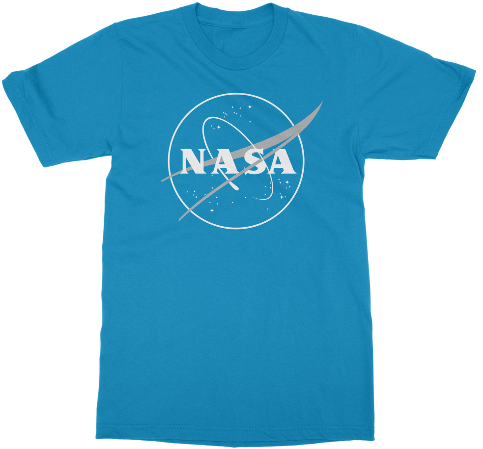 N A S A Logo Blue T Shirt PNG Image