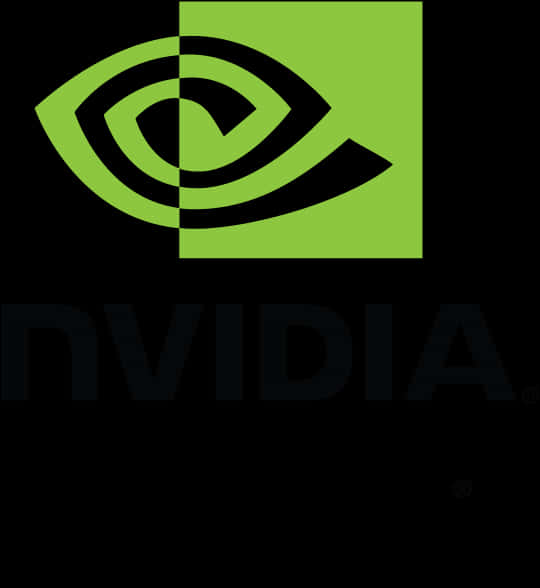 N V I D I A Logo Eye Illusion PNG Image