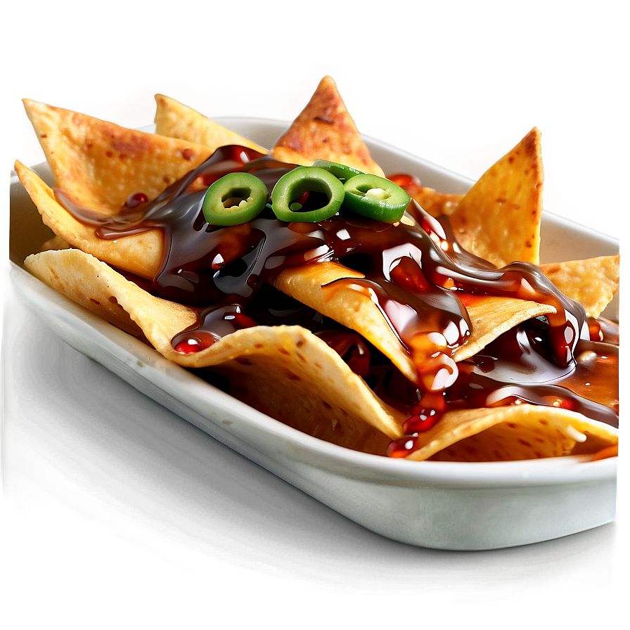 Nachos With Teriyaki Sauce Png Gna32 PNG Image