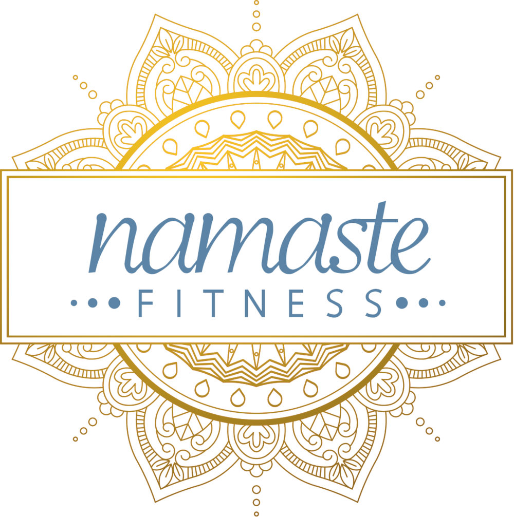 Namaste Fitness Logo Design PNG Image