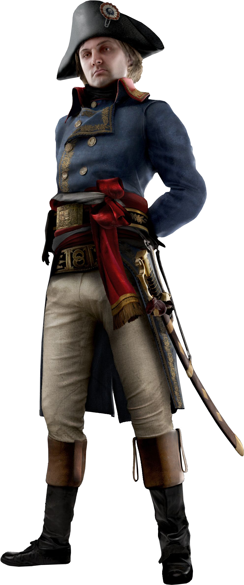 Napoleonic Era Uniform Figure PNG Image