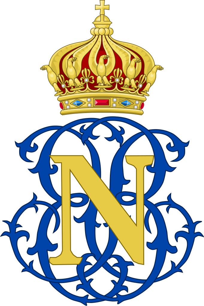 Napoleonic_ Imperial_ Crown_and_ Monogram PNG Image