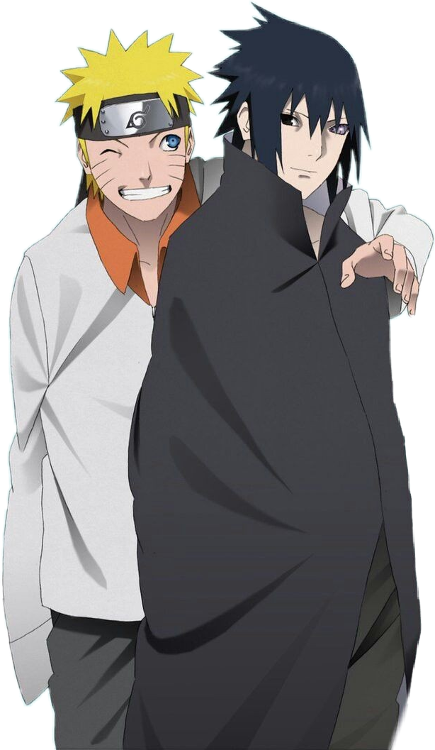 Naruto_and_ Sasuke_ Anime_ Friends PNG Image