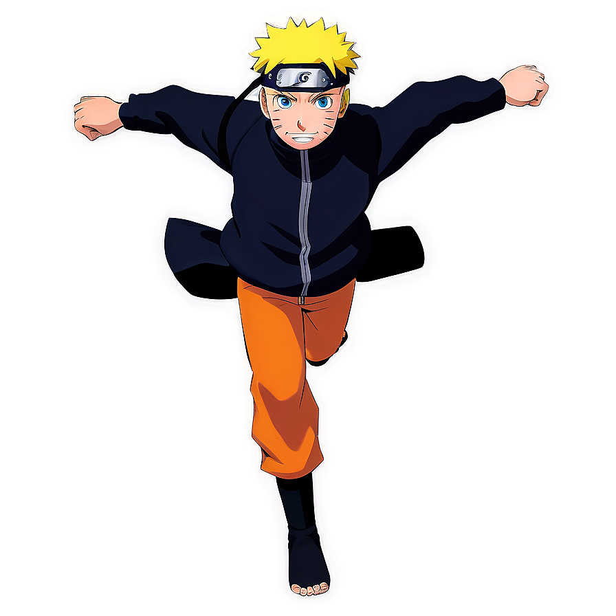 Naruto Powerful Run Leap Png Ymd PNG Image