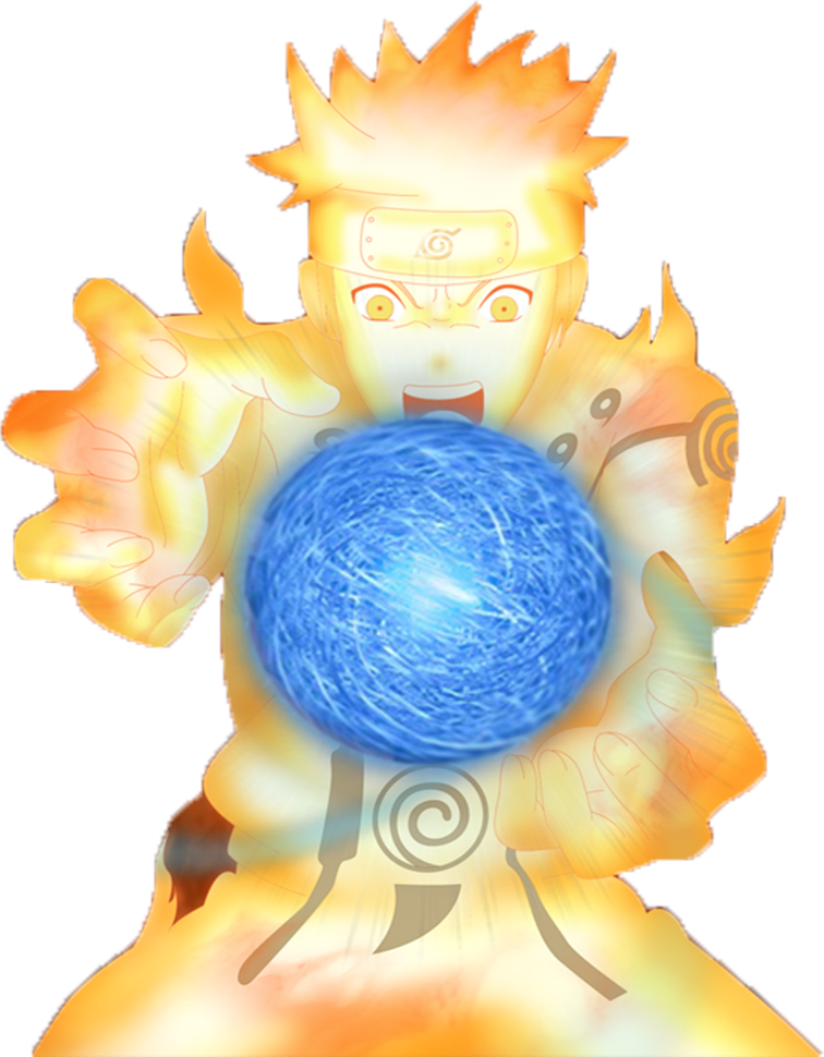 Naruto Rasengan Power Up PNG Image