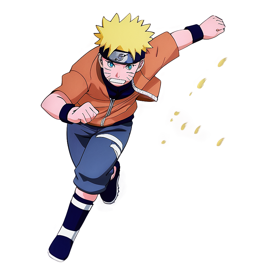 Naruto Running Determination Png 89 PNG Image